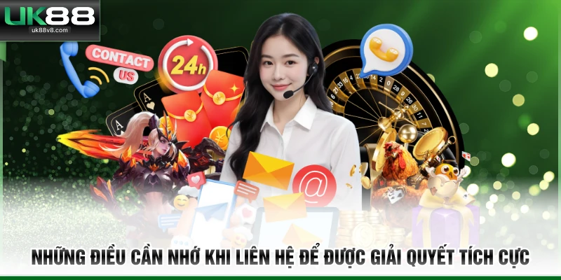 Những điều cần nhớ khi liên hệ để được giải quyết tích cực